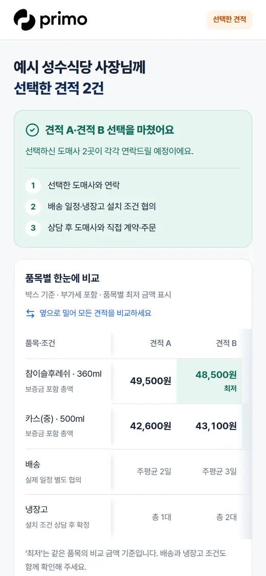 고른 다음 과정도 한눈에